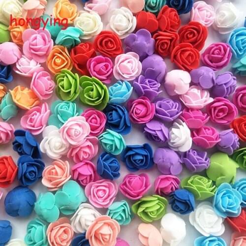 500pcs Artificial Flower Wedding Party Decorations Rose Bear Anniversary Christmas DIY Valentines Day Birthday Gift Rose wreath