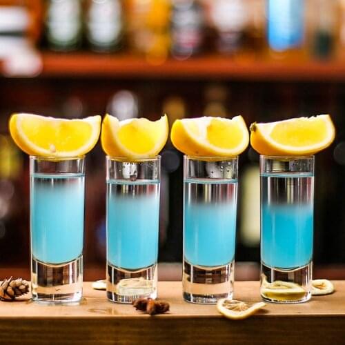 Cocktail Wine Glass Pausse Cafe Bar Rainbow Mixologist Liqueur Tequila Shot Glass Wedding Party Cup Glass Type Shape Feature"