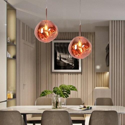 Nordic Creative Living Room Lava LED Hanging Lamp Modern Lighting Dining Room Loft Bar Cafe Lamps Bedroom Aisle Pendant Lights