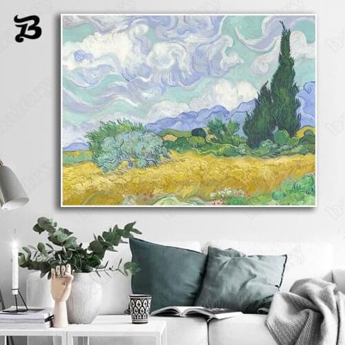 Landscape Oil Painting On Canvas Wall Art On The Wall Canvas Posters and Prints Cuadros Wall Pictures for Living Room Home Decor