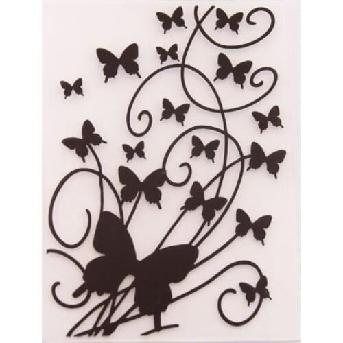 Plastic Embossing Folder Template DIY Scrapbook Photo Album Card Making Decoration Crafts Butterfly