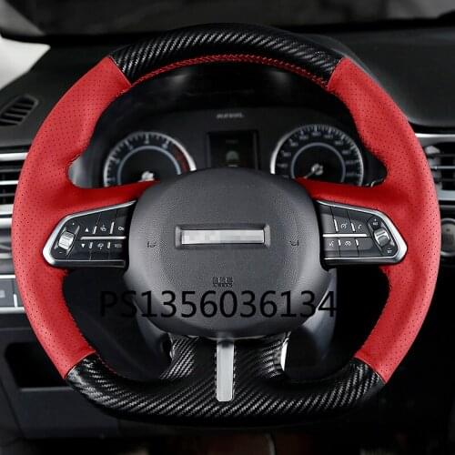 Suitable for Great Wall Poer WEY VV7 VV6 VV5 P8 tank 300 Hand-sewn leather steering wheel cover