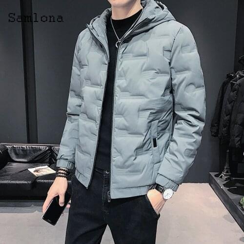 Мужские длинные парки Samlona China At AliExpress