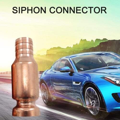 Red Copper Siphon Refueling Gas Siphon Pump Gasoline Self Hose Safety Flexible Siphon Fuel Siphon Connector Priming Water S J6J9