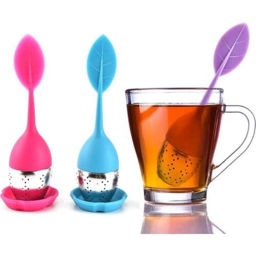 Thickened Stainless Tea Set Accessory Silicone Tea Strainer Food Grade High Temperature Resistant Silica Gel Filters 3pcs/lot