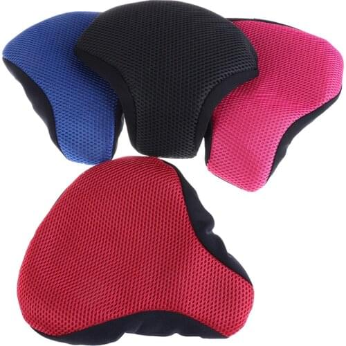 Bicycle Saddle 3D Soft Bike Seat Cover Cycling Silicone Seat Cushion Cycling Saddle for Bicycle Bike Accessories Dropshipping
