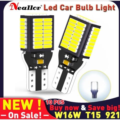 W16W LED T15 912 CANBUS Car Backup Reserve Lights Bulb NO OBC ERROR Free Tail Lamp for Lada Granta Niva Priora Kalina Xray Vesta