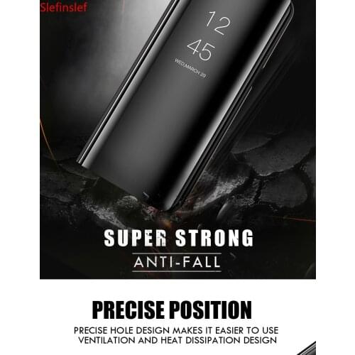 Smart Mirror Flip Phone Case For Xiaomi Mi 9 SE 8 A1 A2 Lite 5X 6X Clear View Cover for Redmi Note 7 6 5 Pro 4 4A 4X 6A 5A Prime