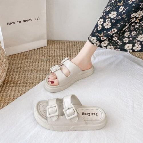 2020 new summer sports slippers platform sandals and slippers womens outer wear fashion platform sandals