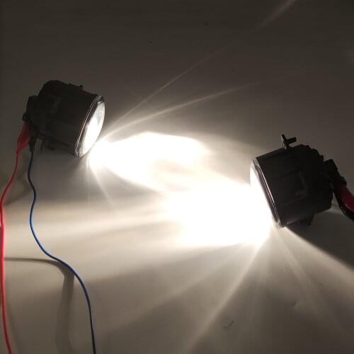 1Set Fog Light Lamp Bezel Cover For Mitsubishi Outlander 2015 2016 2017 2018 FogLamp Hoods Fog Light Covers Box frame headlights