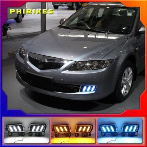 2006~2009year car bumper lamp for Mazda 6 Mazda6 daytime light car accessories LED DRL headlight for Mazda6 fog light