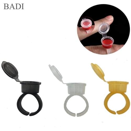 50pcs Makeup Products Suppliers Professional Microblading Supplies Disposable Tattoo Ink Cup Professional Tattoo Accessories