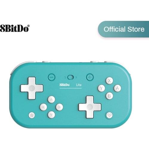 8BitDo Lite Bluetooth Gamepad for Nintendo Switch Lite Nintendo Switch Windows Yellow Turquoise Edition