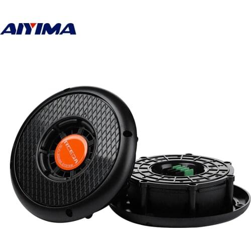 AIYIMA 2Pcs Full Range Ceiling Speaker 4 Ohm 100W Home Theater Passive Loudspeaker Waterproof Broadcast Audio Tweeter Speaker