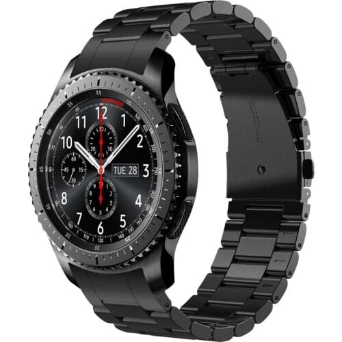 Galaxy watch 46mm for samsung Gear S3 Frontier Classic band No Gaps strap Stainless Steel Bracelet men women Business watchbands