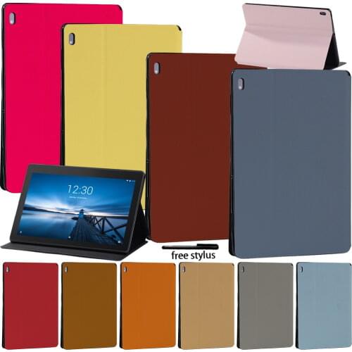 Tablet Case for Lenovo Tab M10/Tab M10 Plus/Tab E10 10.1 Inch Drop Resistance Cover Case + Free Stylus