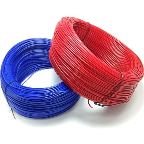 0.3mm electrical wire copper core 2 colors for option 10m