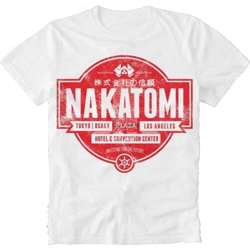 T Shirt Nakatomi Plaza Hotel Convention Center Retro Vintage Die Hard Stirb Langsam Bruce Willies Jo DMN Vintage Black