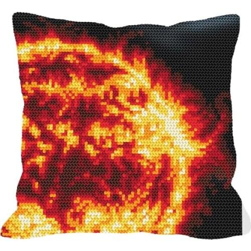 Latch Hook Cushion Kits ball Pillows Wedding Sun Home Decoration Pillow Case Kits for Embroidery Unfinished