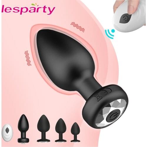 Male Prostate Massager Vibrator Anal Plug Vigina Stimulator Masturbators Romote Tail Butt Plug Sex Toys For Men/Women Dildos