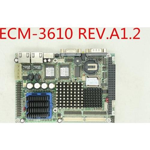 100% OK Original Motherboard ECM-3610 REV.A1.2 Industrial Mainboard SBC PC/104 PC104 with CPU RAM
