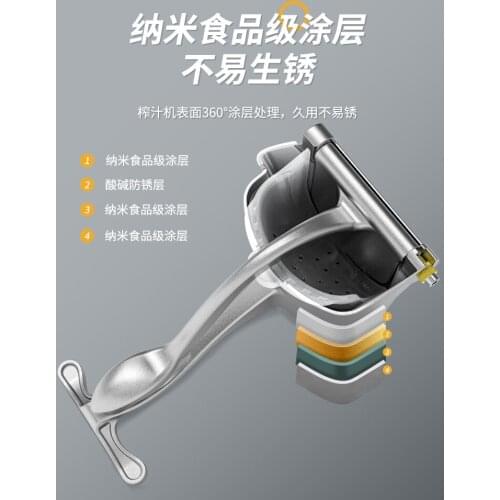 Manual Juicer Orange Juice Squeezing Machine Household Fruit Small Stainless Steel Pomegranate Pressed Lemon Fantastic Juicer