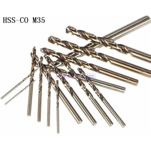 M35 Cobalt HSS Drill Bit 12/12.5/13mm Twist Drill Bit Straight Shank Wood Work Metal Stainless Steel Drilling Tool