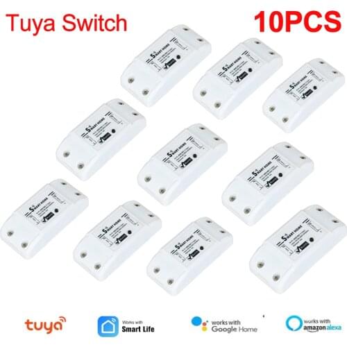 Tuya Smart Life Wifi Switch Smart Home Remote Control Wireless DIY Timer Switch Via Smart Life APP Work With Alexa Google Home