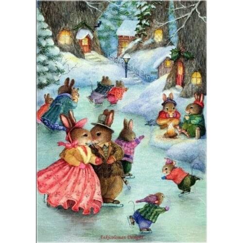 Embroidery Counted Cross Stitch Kits Needlework Embroidery - Crafts 14 ct DMC Color DIY Arts Handmade Decor - Sky Dancing