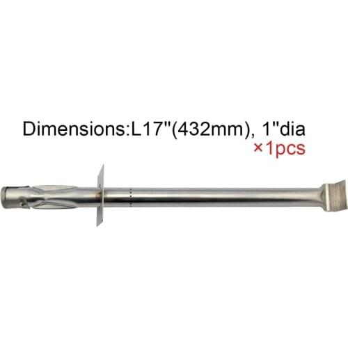 BBQ Parts Gas Grill Replacement 17 Inch (43.2cm) Stainless Steel Burner