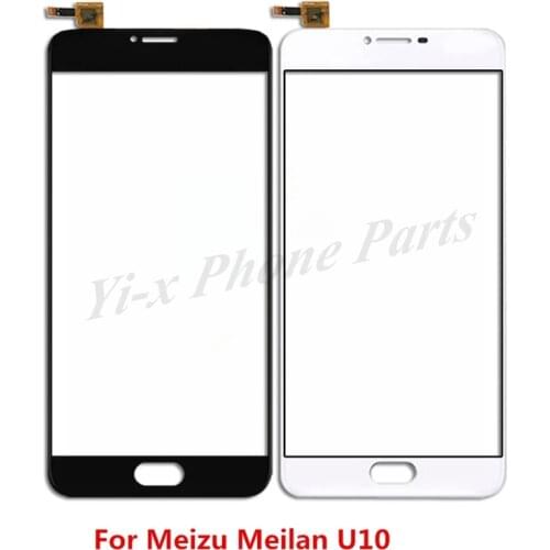 1pcs For MEIZU U10 U20 Digitizer Touch Screen Glass Panel Meilan U 10 Mobile Phone Replacement Parts Meizu Meilan U20