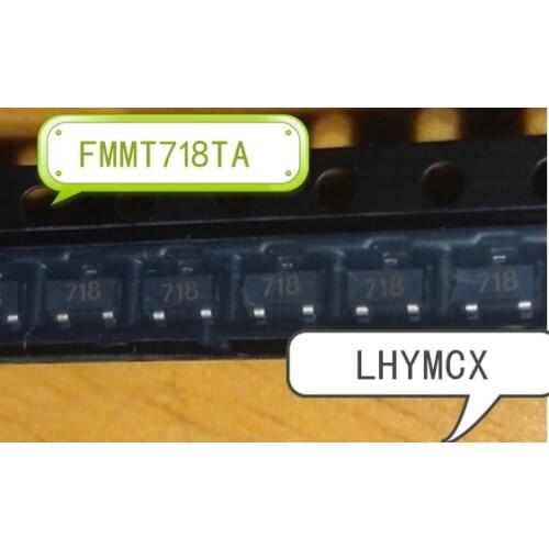 100PCS FMMT718TA FMMT718 718 1.5A SOT23