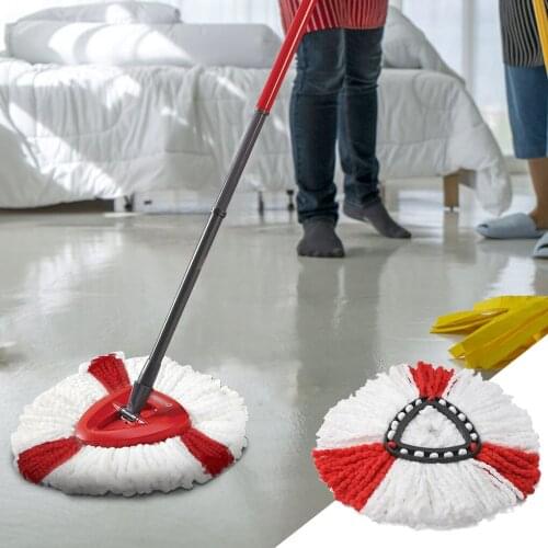 3pcs Replacement Microfibre Spin mop floor cleaning Household Cleaning Tools Mop Accessories eco-friendly cleaning products