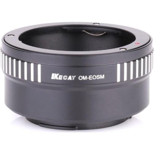 KECAY OM-EOSM Adapter Ring for Olympus OM Lens Adapter to Canon EF-M Mount Mirrorless Camera