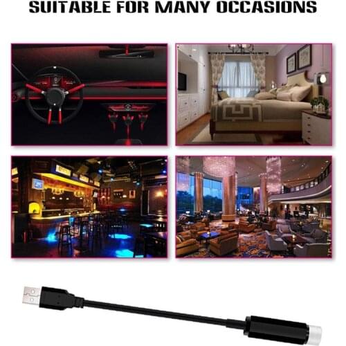 Auto-rotating Starry Sky Light USB LED Car Atmosphere Starlight Roof Starry Sky Projector Lamp Decoration Star Light