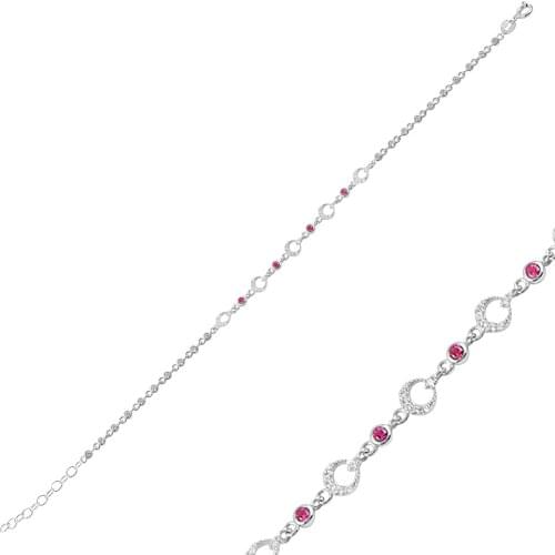 Silver Moon Star Bracelet