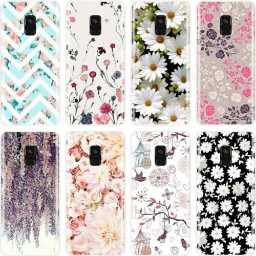 Beautiful rose flower design Cover TPU Phone Case For Samsung Galaxy A5 A7 A8 2015 A5 A7 A8 2016 A3 A5 A7 2017 A7 A8 A9 2018