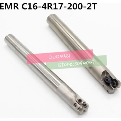 EMR C16-4R17-200-2T R4 indexable End Mill,Milling tool,R4 Toroidal Cutter For Milling Machine,2F Dia 17mm,For RPMT0802MO Milling