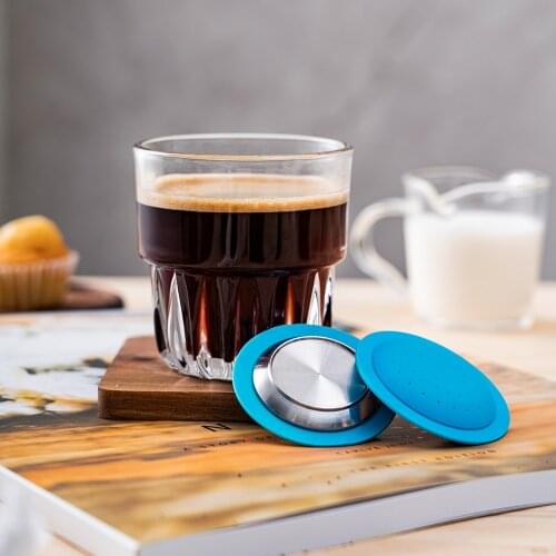 Espresso Capsulas Recargables Coffee Filter Stainless Steel Refillable Capsule Reusable for Zenius Coffee Machine