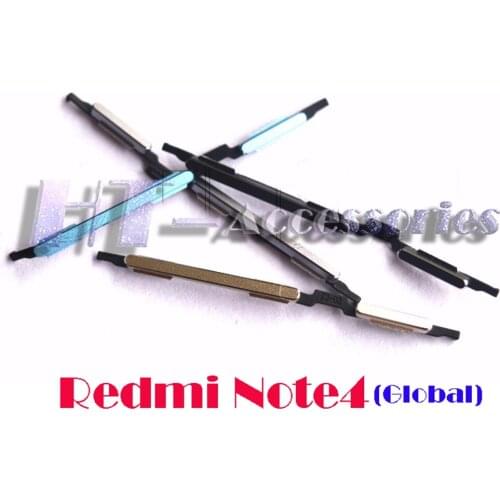Redmi Note4 Power On Off Button Volume Button Side Button key For xiaomi Redmi Note 4 Global Qualcomm version
