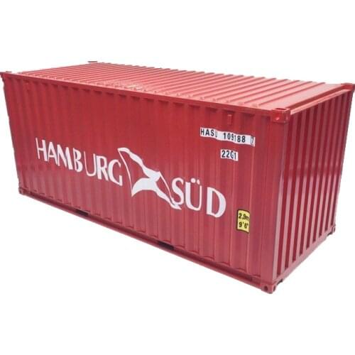 Collectible Toy Model Gift 1:20 Scale HAMBURG Shipping Express 20 GP Truck,Marine Container Model For Business Gift