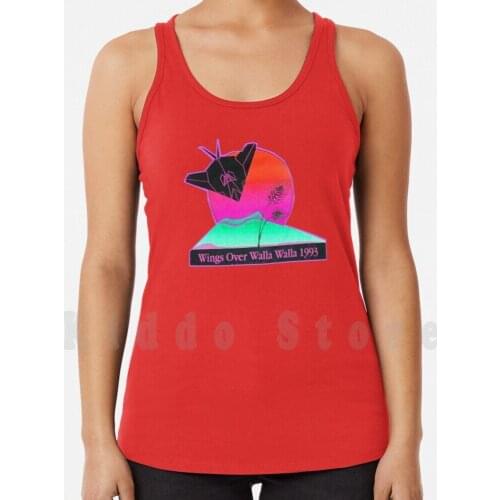 The Can Be Over The Walla Sticker And Shirt tank tops vest 100% Cotton Aviation Bomber Planes The Walla Travel See