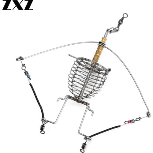 Multi-function Automatic Fishing Gear Lazy Alarm Fishing Tackle Hook Double Pesca Hook Automatic Easy Fishing Launcher