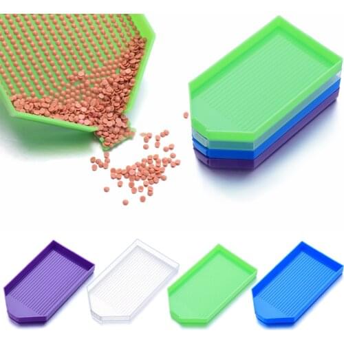 DIY Large Capacity Big Drill Plate Plastic Tray Big Kits gift Crafts Diamond Painting Diamond Embroidery Handmade Accessories