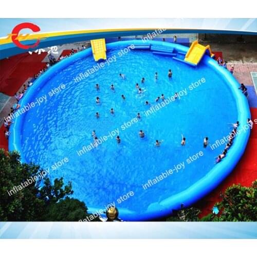 Commercial kids and Adults inflatable swimming pool,10m/15m/20m diameter inflatable amusement park, inflatable water pool