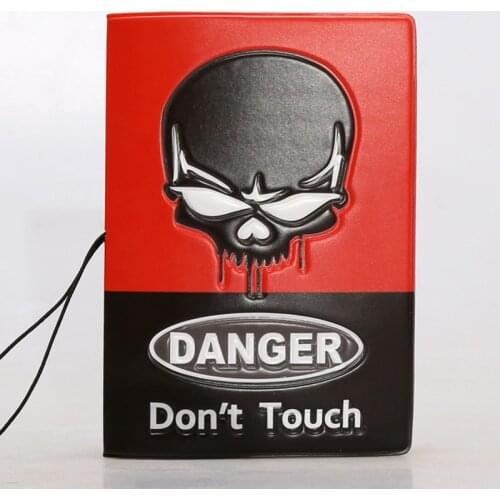 14*9.6cm New Fashion Cartoon Shark Dinosaur Passport Covers Travel Documents Holders 3D Design Waterproof Certificate Cases