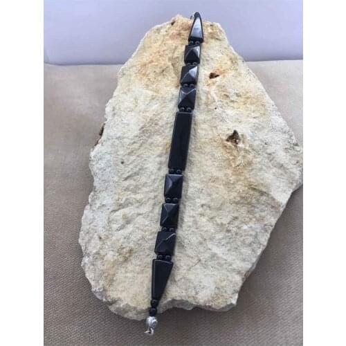 Genuine Erzurum Oltu Cubic Zirconia Women Men Is Bracelet