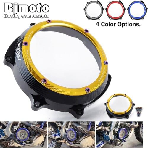 Motorcycle Engine Clear Clutch Cover Protector Case Guards For Yamaha YZ250F YZ 250 F 2019 2020 2021