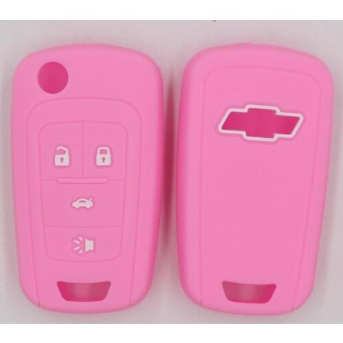 Silicone remote key shell holder car key case for Chevrolet Colorado for Buick Century Hummer H3 for GMC cover fob protection