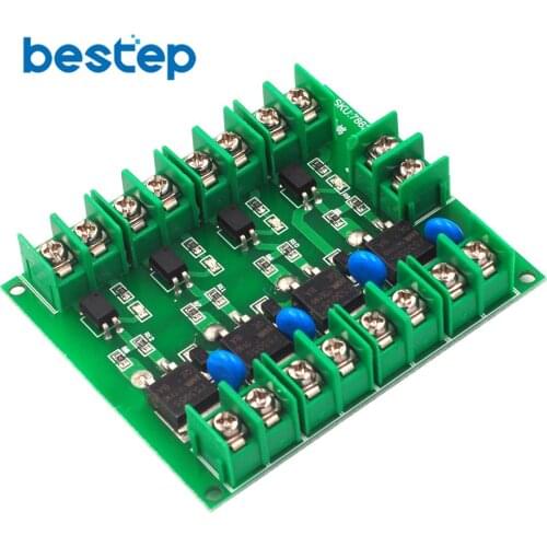 DC control four-way FET MOS electronic switch control board pulse trigger switch module